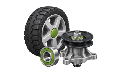 Roues, roulements et paliers